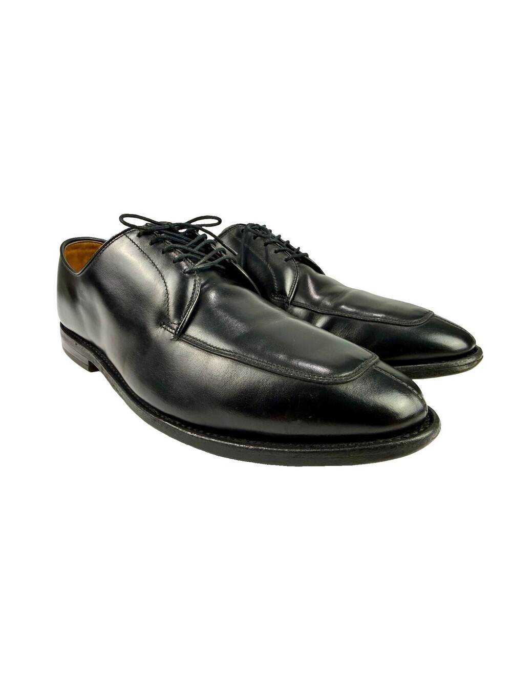 Allen Edmonds Delray Black Leather Split Toe Derby Dress Shoes 9 D 1208